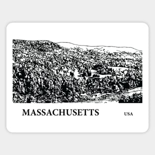 Massachusetts USA Magnet